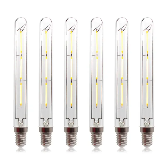 CE RoHS Compliant 360 Degree E27 Tube LED Filament Bulb 2W-8W