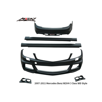 Top quality Body Kits for Mercedes Benz W204 C Class body kits for Benz W204 high quality kits WD Style 2007-2011 Year
