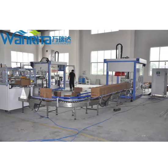 Fully Automatic Carton Box Packing Machine for Mineral Water Bottles
