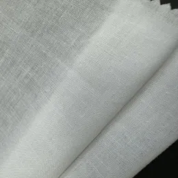Solid Color Dyed Polyester Linen Textile for Garments