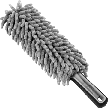 Chenille Microfiber Duster for Scratch-Free Auto Detailing and Car Interior Cleaning