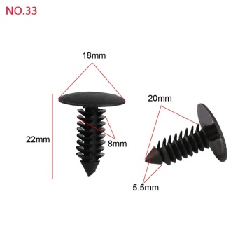 Competitive Price Plastic Fastener Auto Christmas Tree Clips for Car Retainers