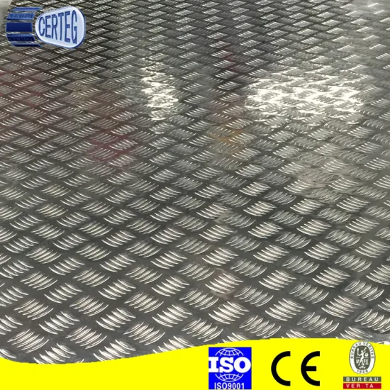 1050 3003 5052 5083 H22 aluminum tread sheet for deck floor
