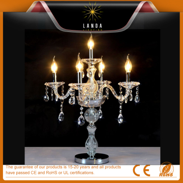 Crystal Decorative Candle Table Lamp