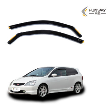 Deflector Window Guard Custom untuk Honda Civic Type R MK7 2001-2005 EP2-EP3 3 Kereta Pintu