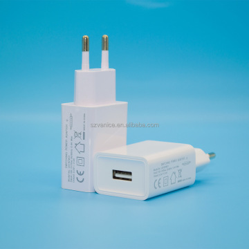 5V 2A 10W EU ปลั๊กเครื่องชาร์จโทรศัพท์แบบพกพา - เครื่องชาร์จ USB ที่มีคุณภาพสูงสำหรับโทรศัพท์มือถือสำหรับโทรศัพท์มือถือ