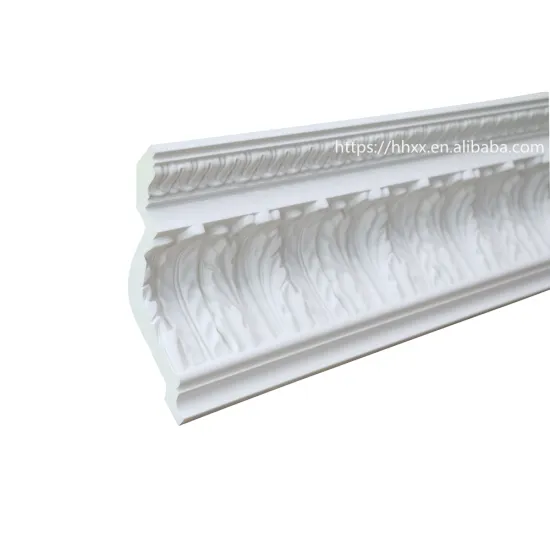 Modern White Primed PU Painted Polyurethane Cornice Mouldings for Contemporary Indoor Home and Villa Decoration
