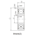 Глубокие шариковые подшипники SS6302