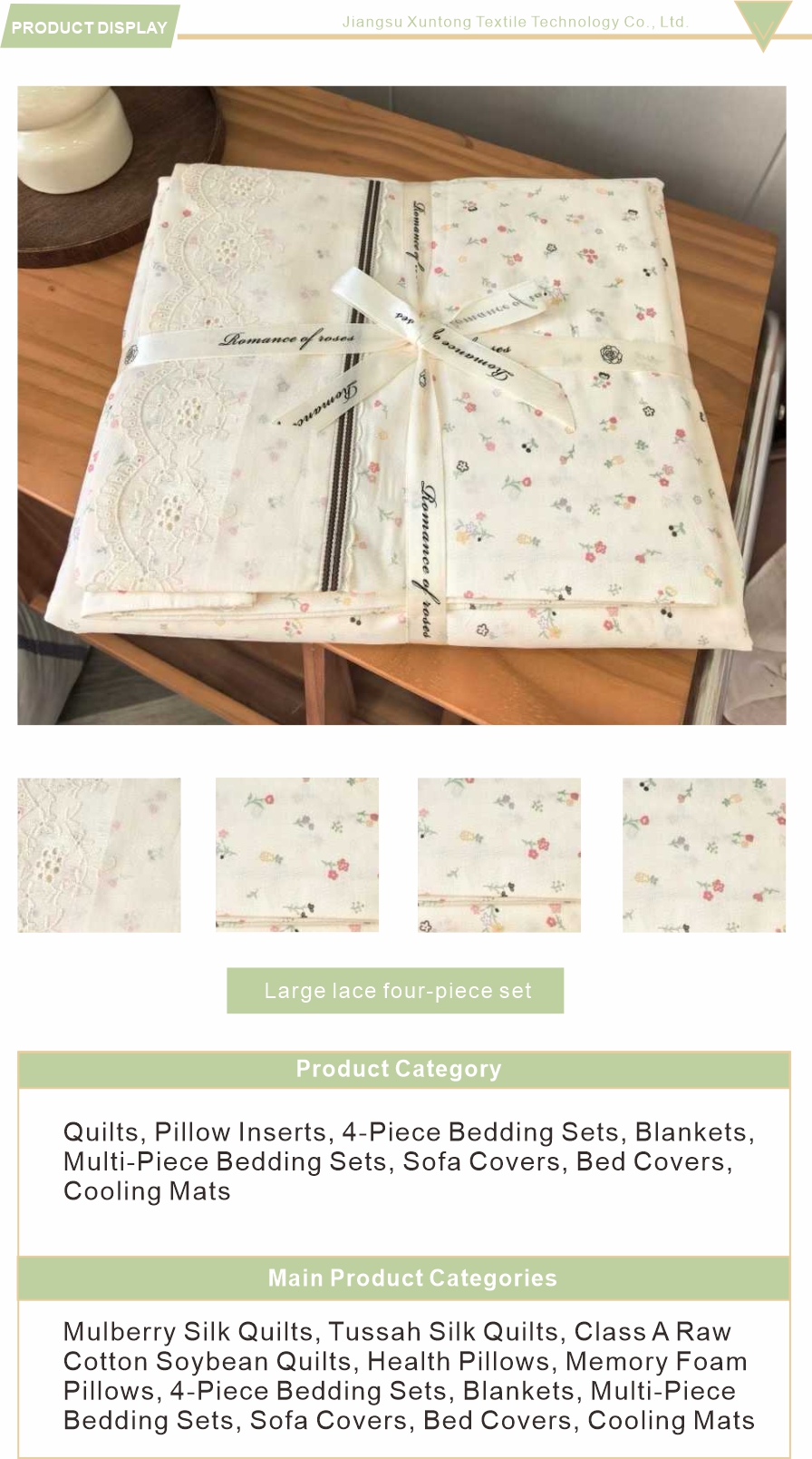 100 Cotton Soft Bedding Set