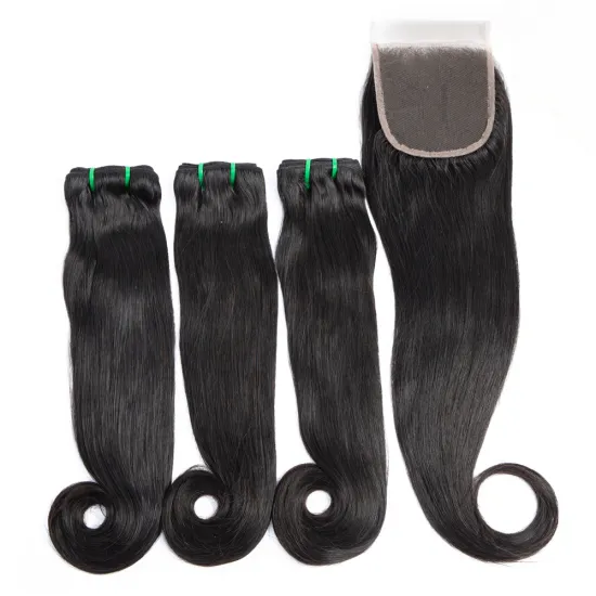 Factory Price Can Be Dyed And Styled High Quality Top Grade Virgin Human Hair Unprocessed Indian Fumi Curve Straight Bundles