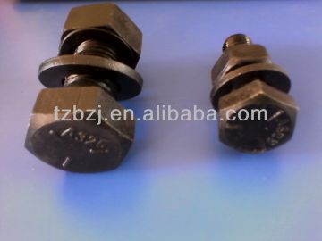 M8-M56 high strength black ASTM A325 heavy duty bolt