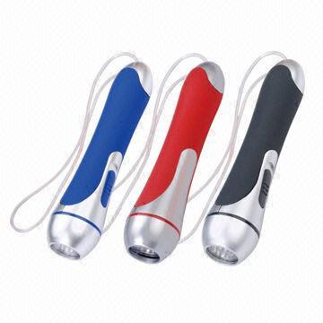 Plastic Flashlight with String