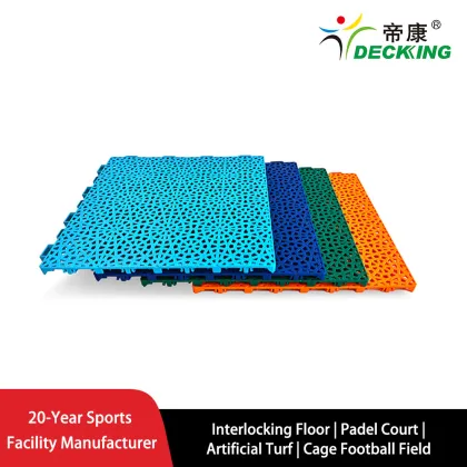 Snap‑lock Rhombus‑Flower Sports Flooring