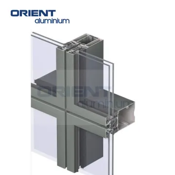 Aluminum Curtain Wall Systems for Glass Storefront Facades - 6563T5