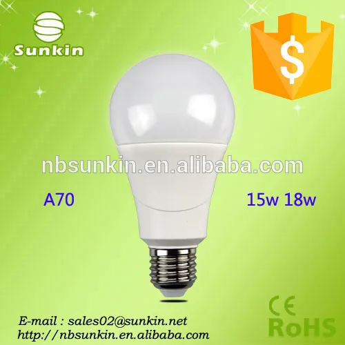 Factory price e27 led light bulb 15w 18w with high lumen best quality