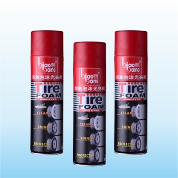 Wholesale 620ml Tire Shine Spray - Car Care Foam Cleaner