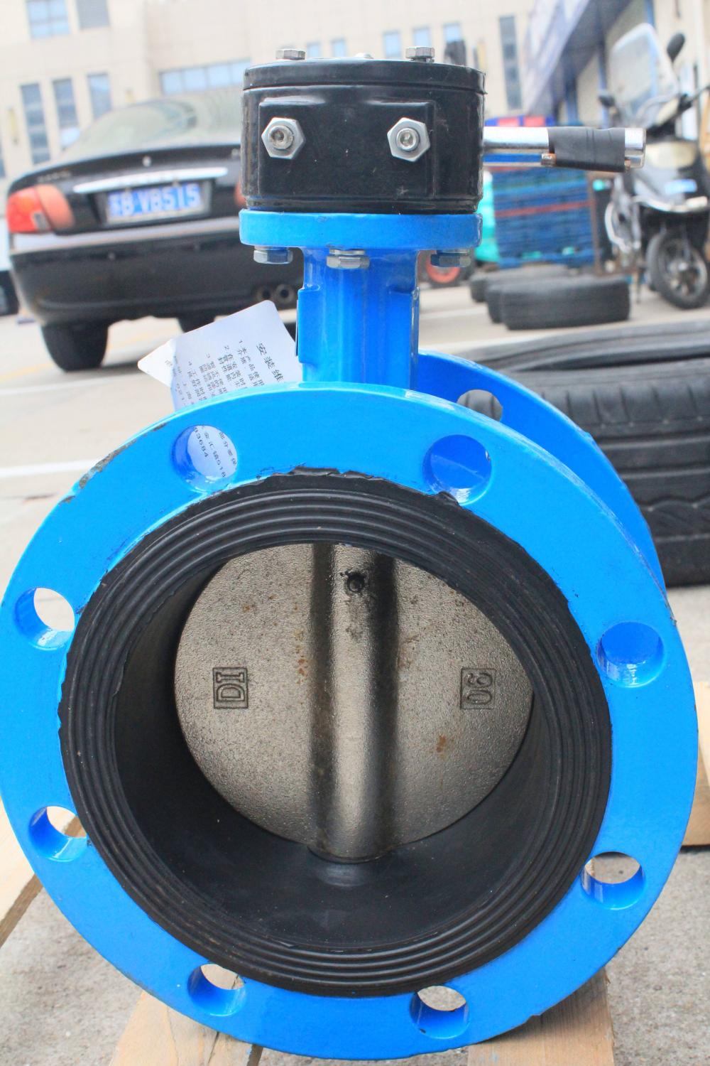 Soft seal flange butterfly valve