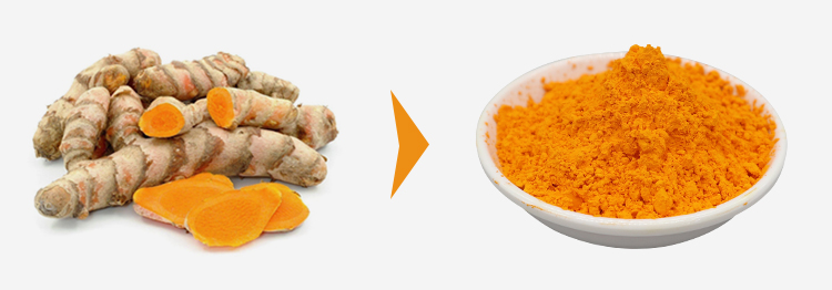 Natural Turmeric extract 95 curcumin powder