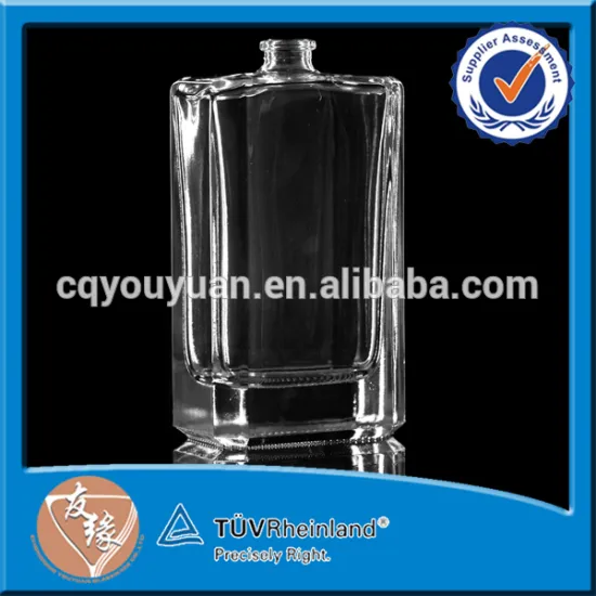 Square 10cl Custom Made Egyptian Glass Perfume Bottles