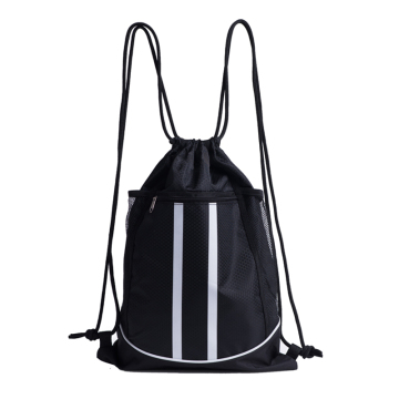 Custom Logo High Quality Oxford Fabric Drawstring Bag With Zipper Pocket