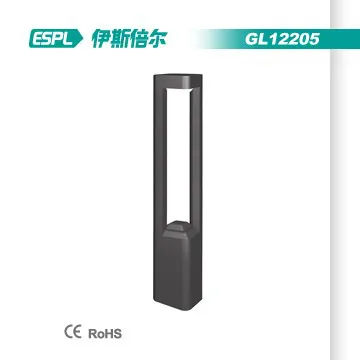 Die-casting Aluminium outdoor post lights Dark Gray