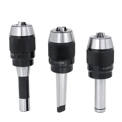 Integrated Keyless Drill Chucks with Morse Taper and Shanks