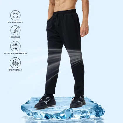 Outdoor Running Casual Track Pants with Pockets