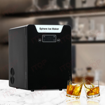 Sphere Ice Maker: Fast Ice Making 50mm Ice Balls with Automatic Cleaning for Home and Bar