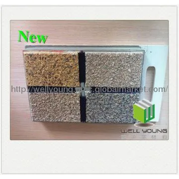 Exterior wall insulation decorative panel