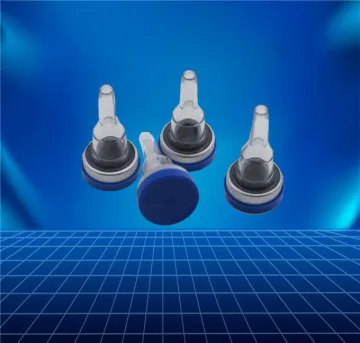outport stopper for plastic infusion container bag