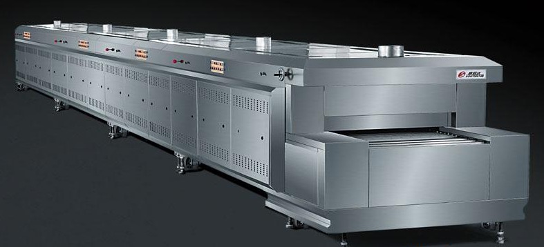 Natural gas tunnel furnace