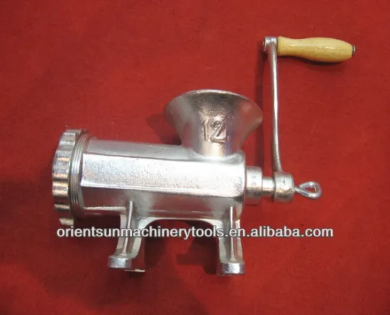 12# electroplate tinned manual meat grinder hand operate meat mincer no 12