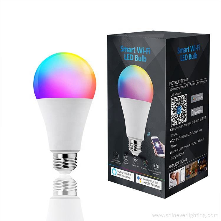 Multifunctional Colorful Dimmable WIFI Led Smart Bulb