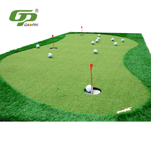 Tapis de golf en caoutchouc mettant des simulateurs verts