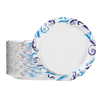 High-Quality Biodegradable 9 Inch Disposable Paper Plates