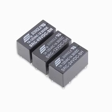 SRC-05 12 24VDC รีเลย์สัญญาณ 8-PIN 2NC 2NO 1A 5V 12V 24V