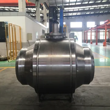 API 6D Welded Body Trunnion Mounted Ball Valve