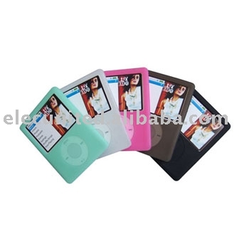 Silicon Case for iPod Nano 3rd Gen / For iPod Accessories / Accessories for iPod