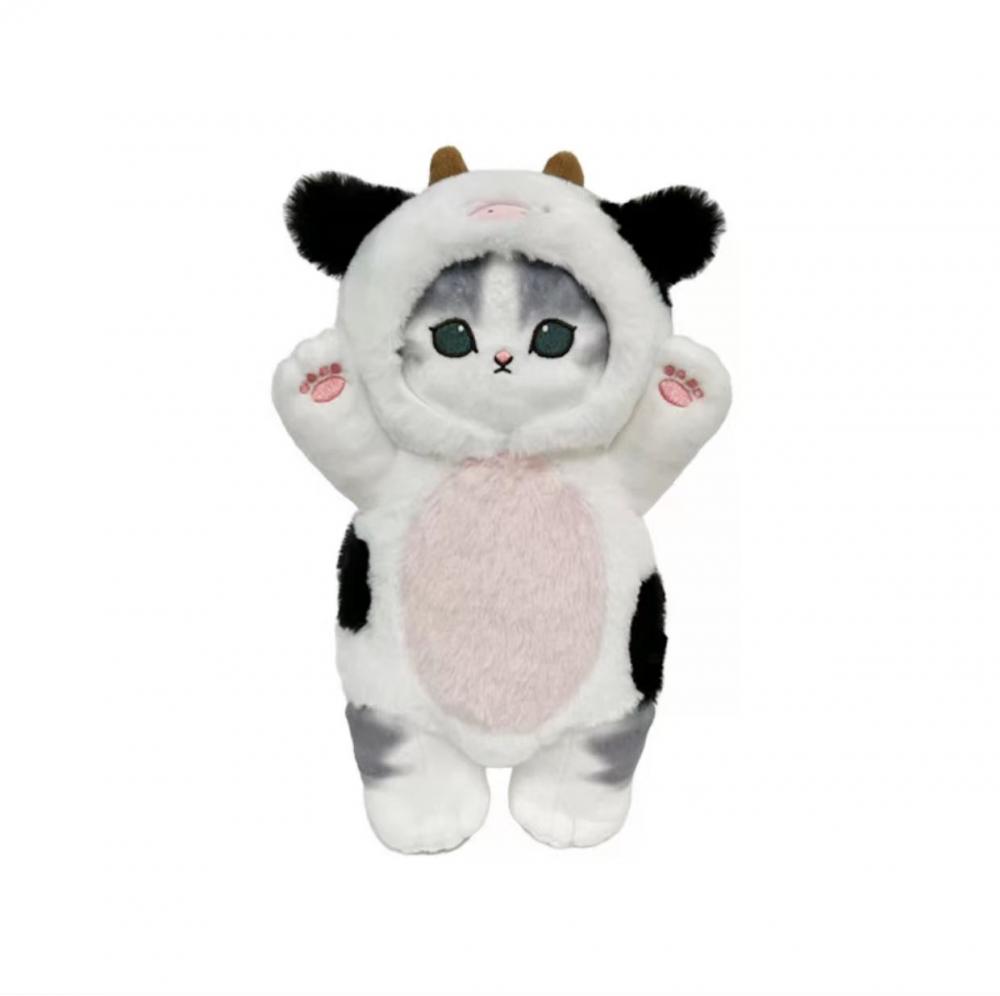 Cow pajamas kitten plush sleeping toys for children