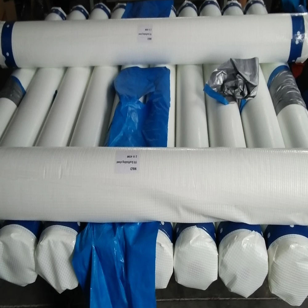 2m X 100m Clear Tarpaulin Scaffold Sheeting Roll