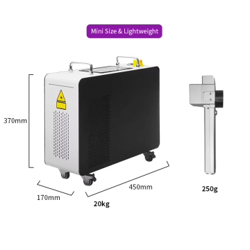 ZIXU 200W Handheld Mobile Pulse Laser Cleaning Machine - Portable Rust Remover for Wood Coating Removal