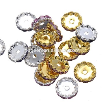 Special Colorful pave bead crystal spacer bars