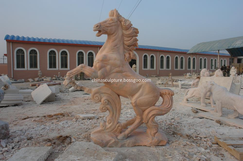 Stone Horse Statue