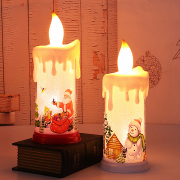 2024 Neujahr LED Weihnachtskerzendekorationen Licht