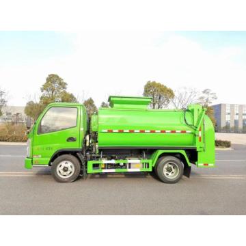 Rear tank kitchen Barreled garbage collection truck