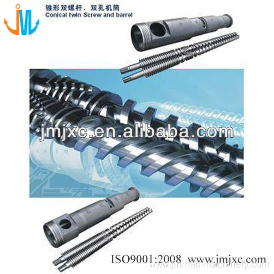 concial twin screw and barrel