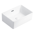 Bassin de salle de bain blanc rectangulaire moderne bassin blanc