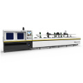 Laser cutting machine for round metal pipe