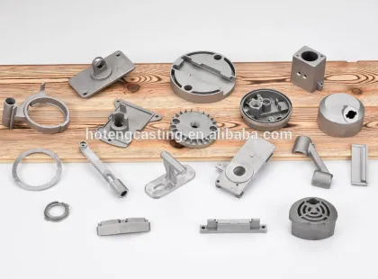 Customized alumnum parts sand -coated iron mold casting method