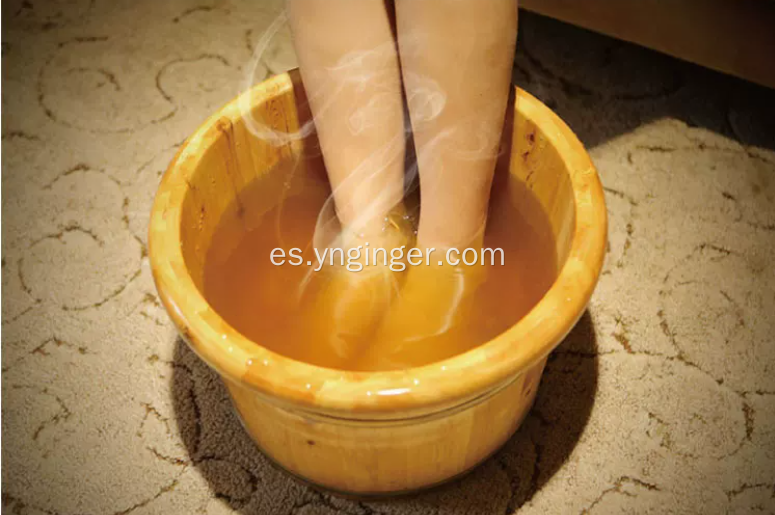 Mezcla de polvo para baño de pies con jengibre a base de hierbas